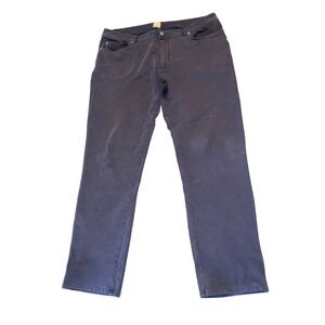 SWET TAILOR Men's Navy Blue Chinos Pants Stretch Cotton Blend Size 38x32